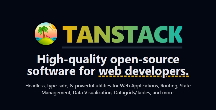 Tanstack home page